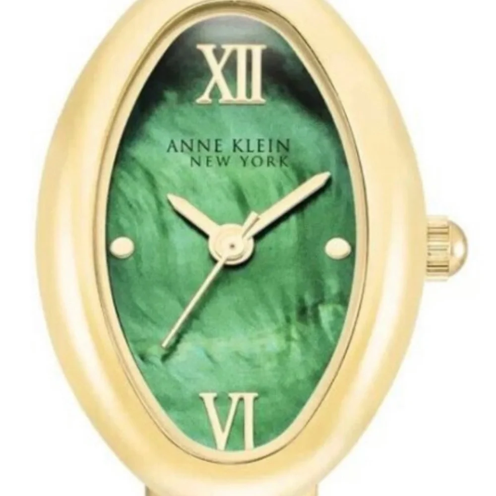 Anne Klein Green Malachite Watch & Bracelet Set NWT